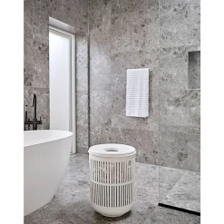 New Zone Denmark Ume Vasketøjskurv med låg White