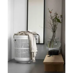 Hot Zone Denmark Ume Vasketøjskurv med låg Soft Grey