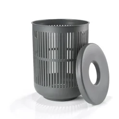 Best Zone Denmark Ume Vasketøjskurv med låg Grey