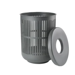 Best Zone Denmark Ume Vasketøjskurv med låg Grey
