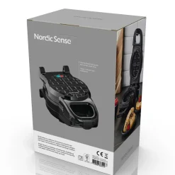 New Nordic Sense Vaffeljern til fyldte vafler 700 watt Sort
