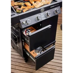 Hot Rösle Videro Pro G4-S Vario+ Gasgrill 20500 watt Sort