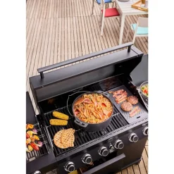 New Rösle Videro PRO G6-S Vario+ Gasgrill 27500 watt Sort