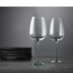 Clearance Lyngby Glas Vienna Vinglas 4 stk. Gr&oslash;n