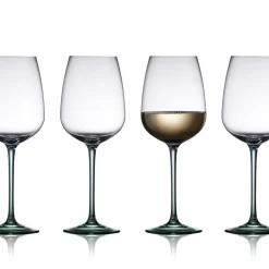 Clearance Lyngby Glas Vienna Vinglas 4 stk. Gr&oslash;n