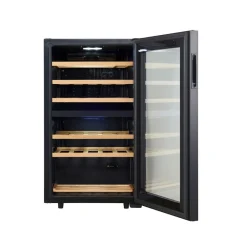 Clearance Nordic Sense Vinkøleskab med 2 zoner Sort