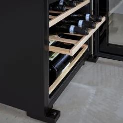 Clearance Nordic Sense Vinkøleskab med 2 zoner Sort