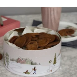 Outlet Pillivuyt Vinter Kagedåsesæt 2 stk. Arctic Ice/Woodrose