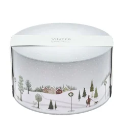 Outlet Pillivuyt Vinter Kagedåsesæt 2 stk. Arctic Ice/Woodrose