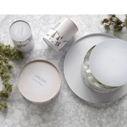 Outlet Pillivuyt Vinter Kagedåsesæt 2 stk. Arctic Ice/Woodrose