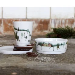 Best Pillivuyt Vinter Toulouse Skål lige kant Hvid