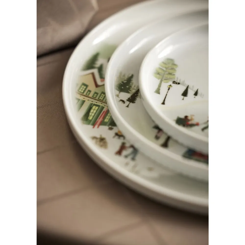 Best Pillivuyt Vinter Toulouse Tallerken flad lige kant Hvid