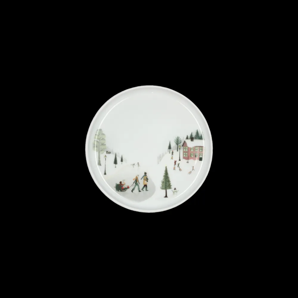 Best Pillivuyt Vinter Toulouse Tallerken flad lige kant Hvid