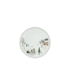 Best Pillivuyt Vinter Toulouse Tallerken flad lige kant Hvid