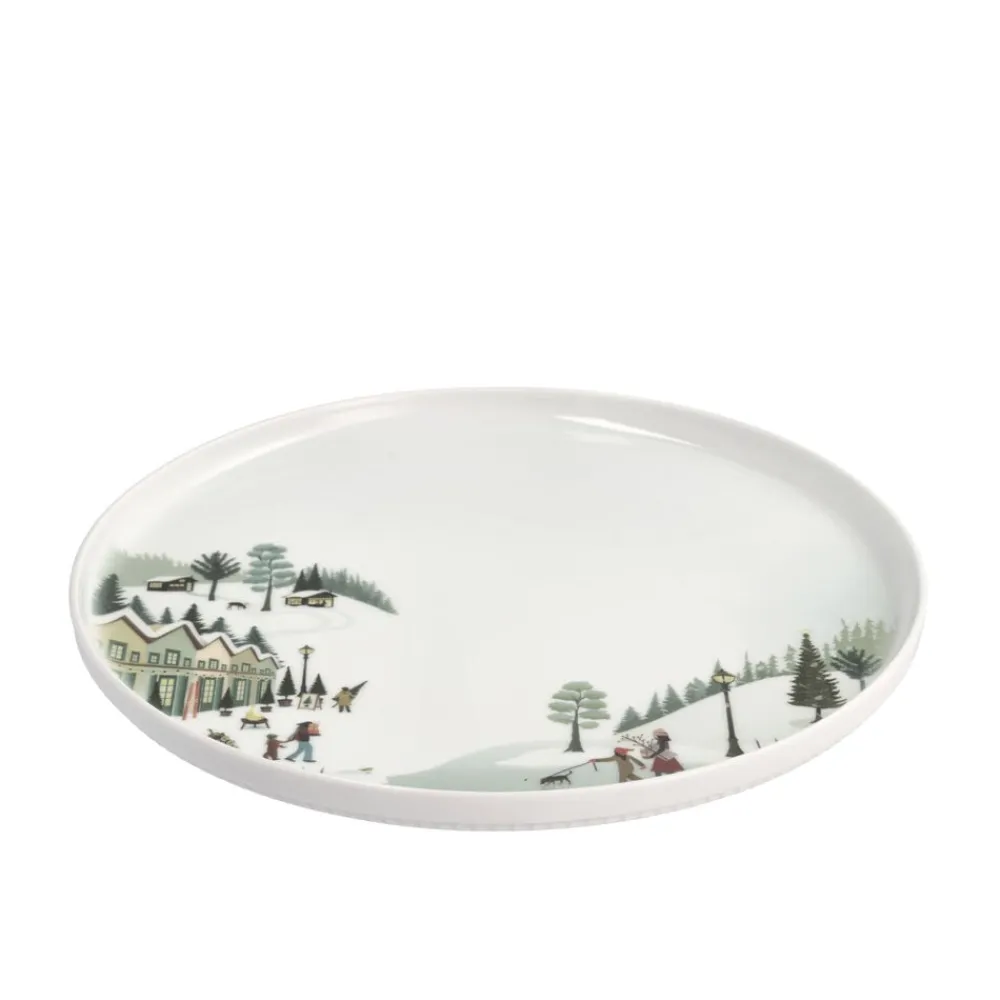 Best Pillivuyt Vinter Toulouse Tallerken flad lige kant Hvid