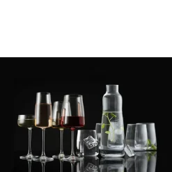 Lyngby Glas Krystal Zero Hvidvinsglas 4 stk. Clear