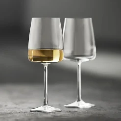 Lyngby Glas Krystal Zero Hvidvinsglas 4 stk. Clear