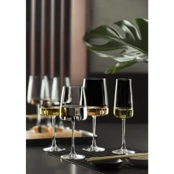 Discount Lyngby Glas Krystal Zero Rødvinsglas 4 stk. Clear