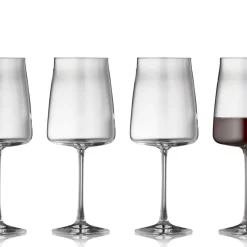 Discount Lyngby Glas Krystal Zero Rødvinsglas 4 stk. Clear
