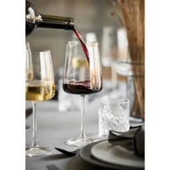 Discount Lyngby Glas Krystal Zero Rødvinsglas 4 stk. Clear